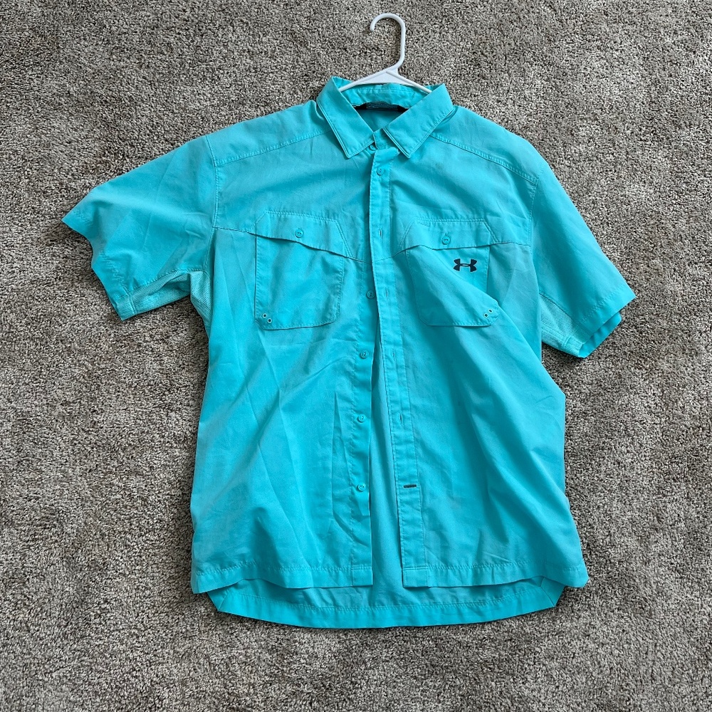 Under Armour Button Down Shirt LG